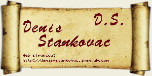 Denis Stankovac vizit kartica